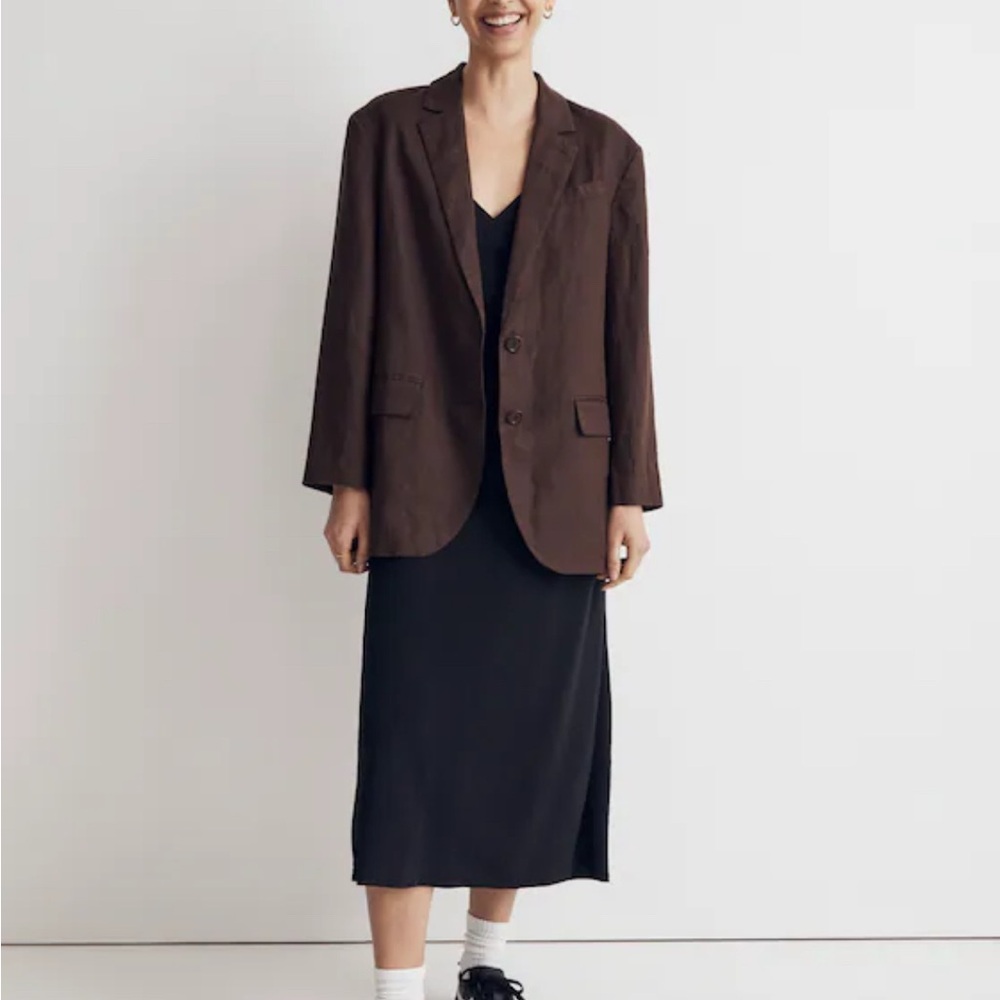 Madewell Oversized Linen Blazer